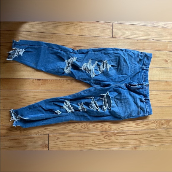 2 pairs of blue jeans size 18 - Picture 1 of 2